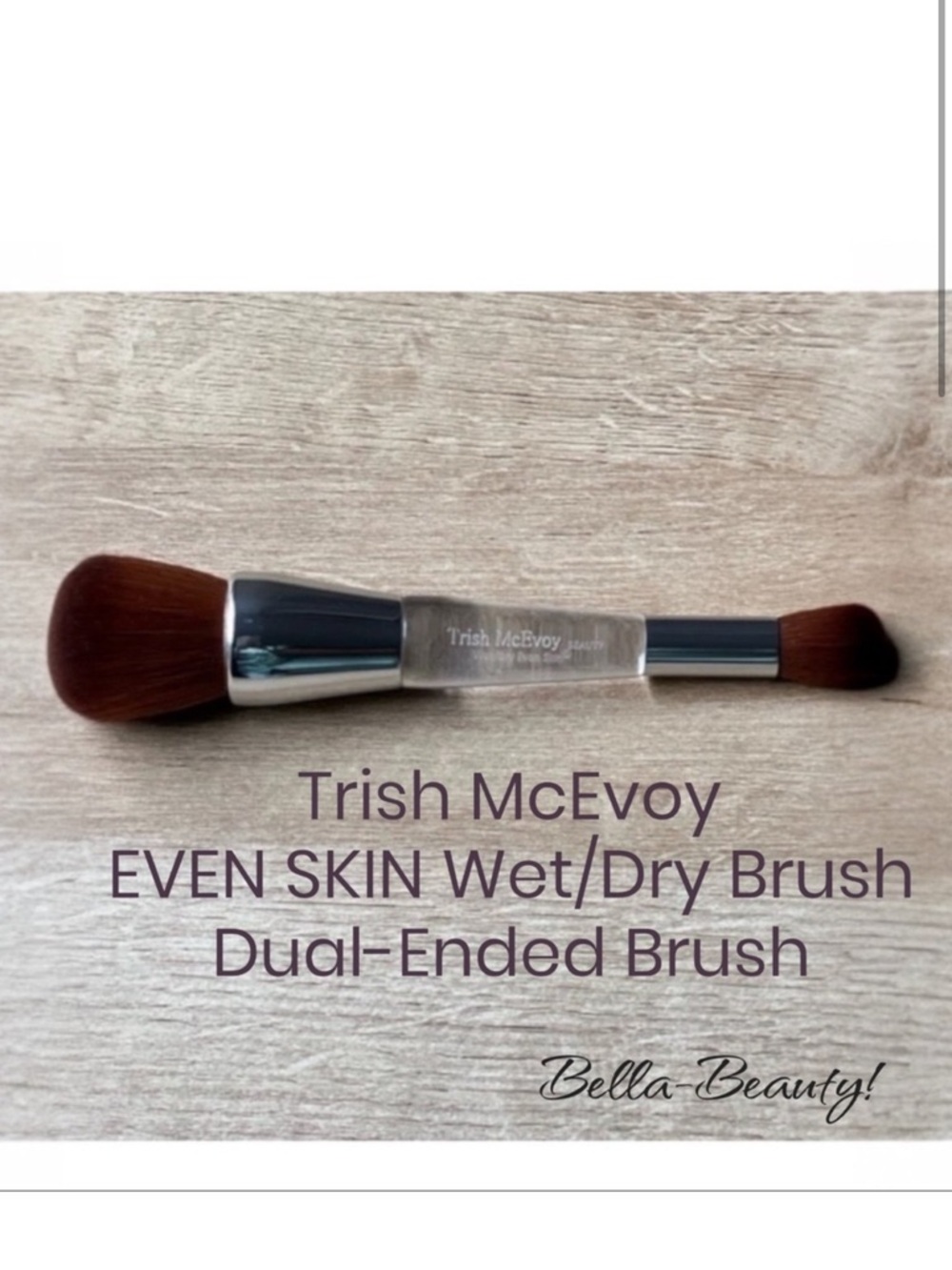 Trish McEvoy EVEN SKIN® Wet/Dry Dual-Ended Brush    ~NEW~   Foundation/Concealer - Picture 2 of 11
